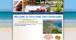 Desktop Screenshot of laplantationhotel.com